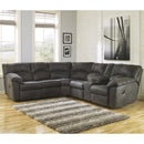 Signature Design by Ashley Tambo 2780148 LAF Reclining Loveseat IMAGE 2
