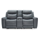 Signature Design by Ashley Mindanao U59504U1 2 pc Power Reclining Living Room Set - Steel IMAGE 5