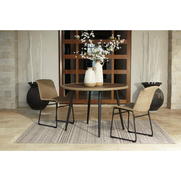 Signature Design by Ashley Amaris P369P1 3 pc Outdoor Dining Set IMAGE 1