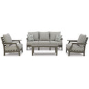Signature Design by Ashley Visola P802P2 4 pc Outdoor Seating Set IMAGE 2