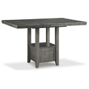 Signature Design by Ashley Hallanden D589D4 7 pc Counter Height Dining Set IMAGE 3