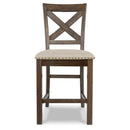 Signature Design by Ashley Moriville D631D12 9 pc Counter Height Dining Set IMAGE 3