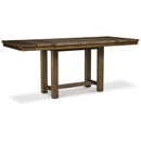 Signature Design by Ashley Moriville D631D9 4 pc Counter Height Dining Set IMAGE 2