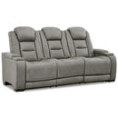 Signature Design by Ashley The Man-Den U85305U2 3 pc Power Reclining Living Room Set IMAGE 2