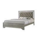 Crown Mark Lyssa King Upholstered Panel Bed B4300-K-HBFB/B4300-KQ-RAIL IMAGE 2