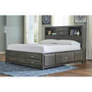 Signature Design by Ashley Caitbrook California King Bookcase Bed with Storage B476-69/B476-66/B476-95 IMAGE 3