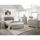 Crown Mark Amalia King Upholstered Panel Bed B6910-K-HBFB/B6910-KQ-RAIL IMAGE 2