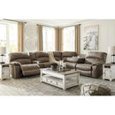 Benchcraft Segburg Power Reclining Leather Look 4 pc Sectional 3430359/3430377/3430354/3430362 IMAGE 13