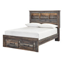 Signature Design by Ashley Drystan B211B21 Full Bookcase Bed with 2 Storage Drawers IMAGE 1