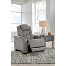Signature Design by Ashley The Man-Den U8530513 Power Recliner with Adjustable Headrest IMAGE 11