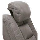 Signature Design by Ashley The Man-Den U8530513 Power Recliner with Adjustable Headrest IMAGE 6