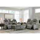 Signature Design by Ashley The Man-Den U8530515 Power Reclining Sofa with Adjustable Headrest IMAGE 15