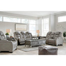 Signature Design by Ashley The Man-Den U8530515 Power Reclining Sofa with Adjustable Headrest IMAGE 16