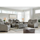 Signature Design by Ashley The Man-Den U8530515 Power Reclining Sofa with Adjustable Headrest IMAGE 17