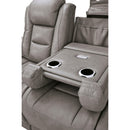 Signature Design by Ashley The Man-Den U8530515 Power Reclining Sofa with Adjustable Headrest IMAGE 8