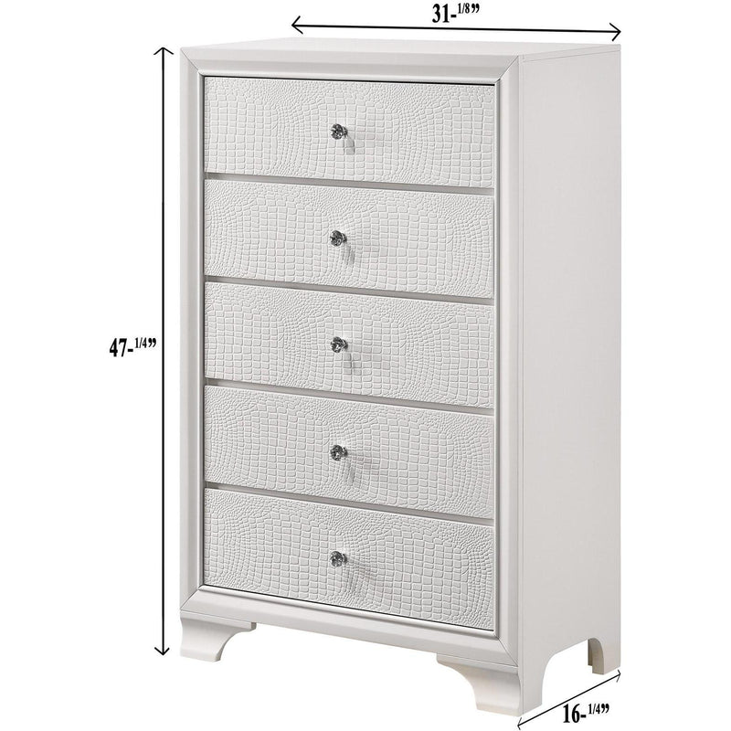 Crown Mark Lyssa B4310-4 Chest - Frost IMAGE 3