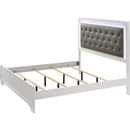 Crown Mark Lyssa B4310-K King Bed with LED - Frost IMAGE 2