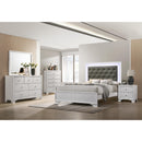Crown Mark Lyssa B4310-F Full Bed with LED - Frost IMAGE 3