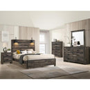 Crown Mark Carter B6800-K-BED King Panel Bed in One Box IMAGE 2