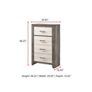 Crown Mark Rhett B8170-4 Drawer Chest IMAGE 3