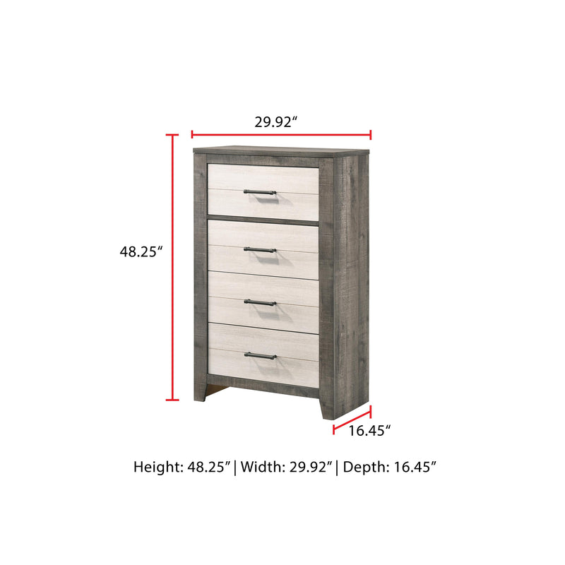 Crown Mark Rhett B8170-4 Drawer Chest IMAGE 3