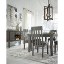 Signature Design by Ashley Hallanden D589-35 Rectangular Dining Room Butterfly Extension Table IMAGE 8