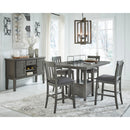 Signature Design by Ashley Hallanden D589-124 Upholstered Barstool IMAGE 9