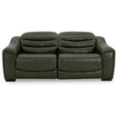 Signature Design by Ashley Center Line U63404S1 2 pc Power Reclining Loveseat IMAGE 1