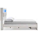 Signature Design by Ashley Altyra B2640B19 Queen Upholstered Bookcase Bed with Storage IMAGE 3