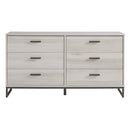 Signature Design by Ashley Socalle EB1864-231 Six Drawer Dresser IMAGE 3