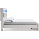Signature Design by Ashley Altyra B2640B30 King Upholstered Bookcase Bed with Storage IMAGE 3