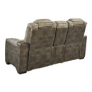 Signature Design by Ashley Next-Gen DuraPella 2200318 Power Reclining Loveseat with Console and Adjustable Headrest IMAGE 4