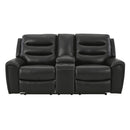 Signature Design by Ashley Warlin 6110518 Power Reclining Loveseat with Console and Adjustable Headrest IMAGE 3