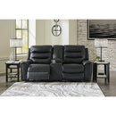 Signature Design by Ashley Warlin 6110518 Power Reclining Loveseat with Console and Adjustable Headrest IMAGE 7
