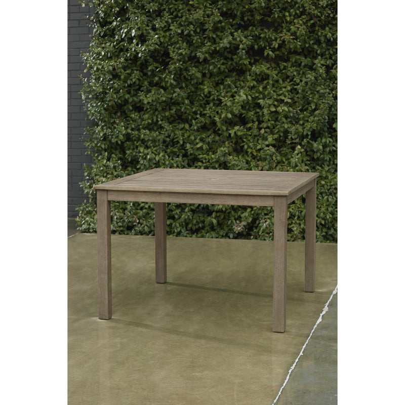Signature Design by Ashley Aria Plains P359-615 Square Dining Table with Umbrella Option IMAGE 4