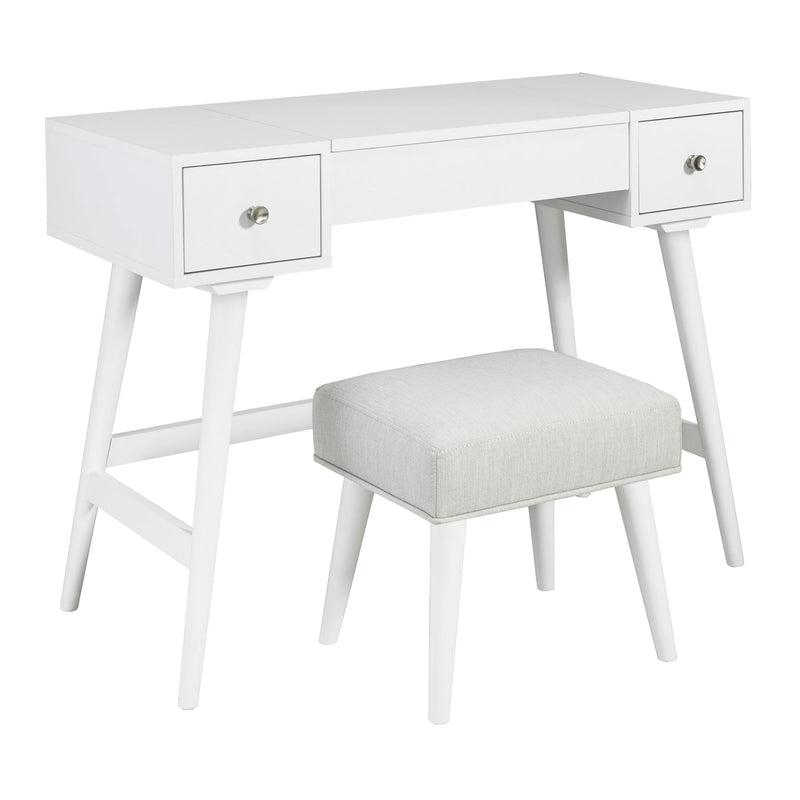 Signature Design by Ashley Thadamere B060-122 Vanity/Upholstered Stool IMAGE 1