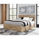 Signature Design by Ashley Hyanna B1050B8 Queen Panel Storage Bed with 2 Under Bed Storage Drawers IMAGE 5