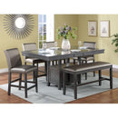 Crown Mark Bankston 2670ZC-S-24-NH Counter Height Chair with Nailhead IMAGE 2