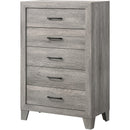 Crown Mark Hopkins B9320-4 Chest - Driftwood IMAGE 1