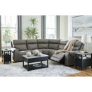 Signature Design by Ashley Starbot 23501S4 5 pc Power Reclining Sectional IMAGE 5
