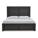 Signature Design by Ashley Foyland B989B2 Queen Panel Storage Bed IMAGE 2