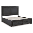 Signature Design by Ashley Foyland B989B2 Queen Panel Storage Bed IMAGE 4