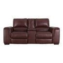 Signature Design by Ashley Alessandro U2550118 Power Reclining Loveseat with Console and Adjustable Headrest IMAGE 3
