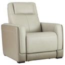 Signature Design by Ashley Battleville U3070513 Power Recliner with Adjustable Headrest IMAGE 1