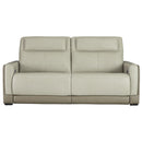 Signature Design by Ashley Battleville U3070547 2 Seat Power Reclining Sofa with Adjustable Headrest IMAGE 3