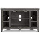 Signature Design by Ashley Arlenbry W275-67 Corner TV Stand with Fireplace Option IMAGE 2