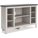 Signature Design by Ashley Dorrinson W287-67 Corner TV Stand with Fireplace Option IMAGE 1