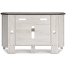 Signature Design by Ashley Dorrinson W287-67 Corner TV Stand with Fireplace Option IMAGE 4