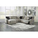 Signature Design by Ashley Colleyville 54405S11 5 pc Power Reclining Sectional with Chaise IMAGE 3