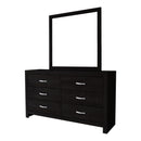 Crown Mark Jaylen B9280-1 Dresser - Black IMAGE 2